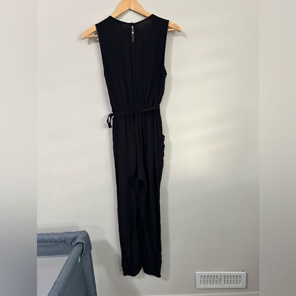 Lulu’s Advanced Degree Black Sleeveless Jumpsuit - Picture 14 of 16